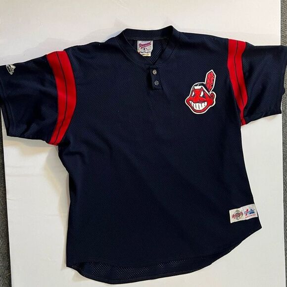 Majestic Other - Indians Jersey Men’s Blue & Red XXL